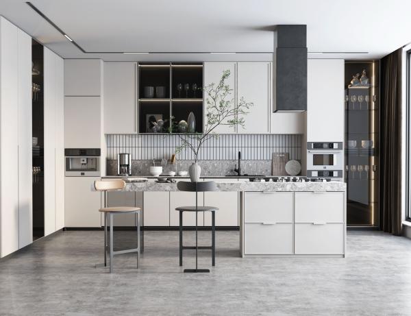 Buy cheap Modern Antique Kitchen Cabinet Sets Customized Color Plywood Lacquer from wholesalers