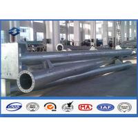 Buy cheap Round Hot dip Galvanized Steel Tubular Pole ASTM A123 Standard flange mode product