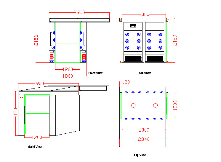 Single Leaf Stainless steel 304 Auto Sliding Doors Air Shower tunnel for materials in clean room