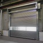 Industrial Aluminium Panel Security Door High Speed Rolling Door