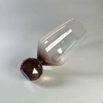 Hand-blow Wine Glass With Crystal Base Color Gradient Unique Wine Glass For Gift
