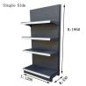 Buy cheap Accuracy High Quality Supermarket Shelves Removable Retail Hanging Basket Shelves Supermarket Rack Store Display Stand Metallic from wholesalers