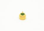 Male SMPM RF Connector Full Detent Straight Solder In Hermetic Gold Wire Bonding