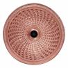 Buy cheap Funnel Shaped Rose Gold Bathroom Sink Crystal Chromed 450mm Length from wholesalers