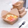Buy cheap GZ Bio BPI Biodegradable Kraft Food Container Kraft Disposable Lunch Meal Box Kraft Take Out Chicken Box from wholesalers