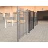 Buy cheap Home Garden Decorative Picket Metal Fence Black Palisade Wrought Iron Panels 0.5m from wholesalers