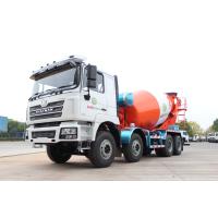Buy cheap EuroII Shacman Mixer Truck F3000 Concrete Mixer Machine Truck 8x4 380 White product