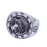Buy cheap 925 Sterling Silver Engraved Rosefinch Taiji Design Vintage Men Ring (057626) from wholesalers