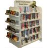 Buy cheap 4-Way White Retail Cd Display Stands Freestanding For Book Store / Supermarket from wholesalers