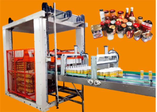 Buy cheap High Speed Food Packaging Systems Filled Iron Cans Automatic Palletizer Machine from wholesalers