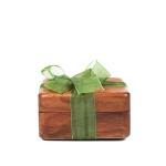 luxury Wooden box with lid ring jewelry box Wedding diamond ring gift box