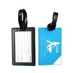 Custom Flexible PVC Luggage Tags Suitcase Bag Labels, Cruisetags, Standard