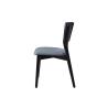 Buy cheap Concise Artificial Gray Upholstered Dining Chairs from wholesalers