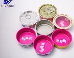 Rose Red Dogs Eat Tuna Can 80ml Small Round Metal Tins With Lids