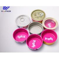 Buy cheap Rose Red Pink Beef Can Tinplate Food Packaging Withstand Hot Cooking 50g 80g product