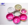 Buy cheap Rose Red Dogs Eat Tuna Can 80ml Small Round Metal Tins With Lids from wholesalers