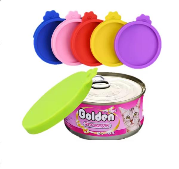Buy cheap BPA Free Silicone Dog Food Can Covers Pet Food Can Lid 1 Fit 3 Standard Size Food Cans from wholesalers