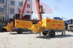 S Tube Valve Small Concrete Pump , Durable Self Loading Concrete Mixer