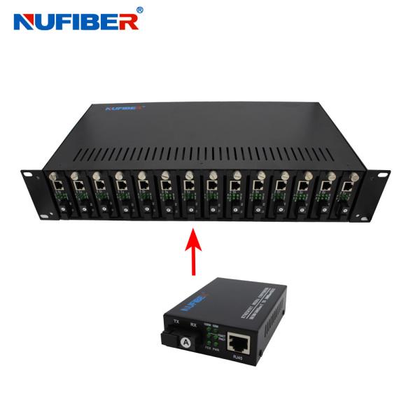 Buy cheap 19'' 2U 14 Slot Standalone Media Converter Rack Mount Chassis from wholesalers