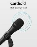 Live Broadcast Studio Condenser Microphone 48V 12V 5V Cardioid Directivity