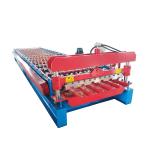 Red Steel Hydraulic Pressure 4Kw Profile Roll Forming Machine