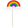 Buy cheap Birthday Party Printed Rainbow Paper Cupcake Topper from wholesalers