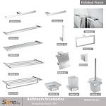 OEM Stainless Steel Polished Bathroom Hardware Sets Bathroom Accessory Kit