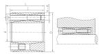 Outer Dia 120mm Length 88mm Shaft Clamping Elements For Connection
