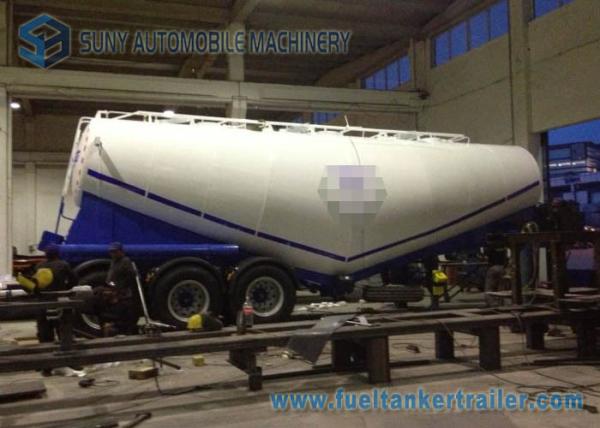 Buy cheap 15 T 3 Axles Bulk Cement Tanker 54 Cbm Semi Tanker Trailers from wholesalers