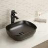 Buy cheap Black Table Top Bathroom Sink 19 X 17 25 X 19 24 X 18 Square Counter Top Basins from wholesalers