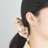 Buy cheap 1.6g 1.5x0.3cm Stainless Steel Gold Hoop Earrings Party CZ Real Silver Earrings ODM from wholesalers