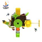 Interesting Kids Outdoor Play Slide Galvanized Steel Pipe Easy Installation