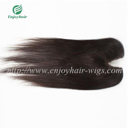 Buy cheap U-part Lace top closure 4''x4''brazilian virgin hair natural color 10''-24''L three clips from wholesalers