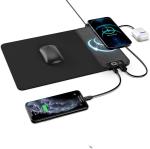 Buy cheap ABS PU 9V 2A Mouse Pad Wireless Charger 7.5W With Fast USB Ports from wholesalers