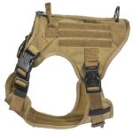 Tactical Military Vest Dog Harness With Tactical Buckle ODM Molle Safety for