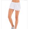 Buy cheap OEM ODM white Women'S Running Shorts Sports Shorts With Inner Lining 100D from wholesalers