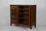 3 Adjustable Shelves Home Wood Furniture Cabinet With 4 Pattern Storage Drawers