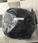 PE Spiral Wrapping Bands Cable Management Black White Computer Cable Wire