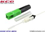 Hot Melt Splice On Fiber Optic Fast Connector SOC SC/APC Green Color 0.2dB