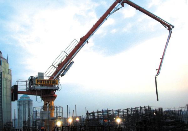 Buy cheap Climbing Placing Boom Concrete Pump HG32 31.7m Radius Of Placing Boom from wholesalers