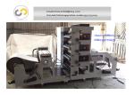 High speed 4 colors plastic film paper cup flexo printing machine
