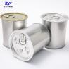 Buy cheap Peel Off Opening Round Tin Can D73x85mm Tin Packaging For Food from wholesalers