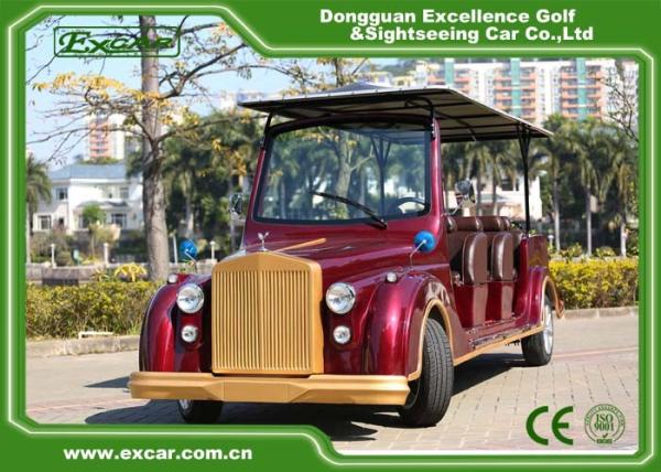 Buy cheap Excar Red Electric Classic Cars With Trojan Battery ,CE Approved from wholesalers