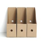 Kraft Paper File Box Paper Packaging Box OEM Logo Printing CMYK Display