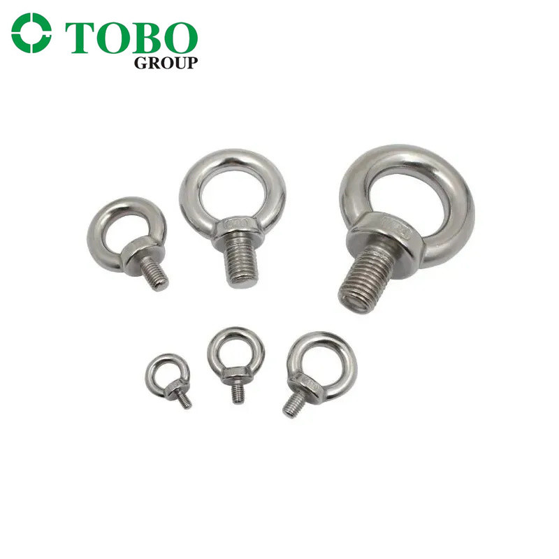 Stainless Steel Fasteners Eye Screws Nuts ISO 12.9 High-Strength For Heavy Load and Stress Applications