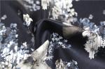 0.5mm Ice Flowers Printed PU Leather With 100% Viscose Backing Fabric