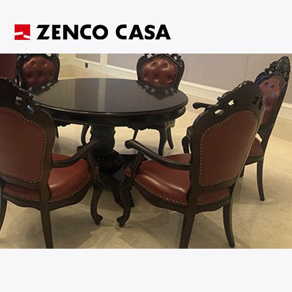 Buy cheap Hotel Leisure Area European Style Furniture Lounge Chair With Small Round Table from wholesalers