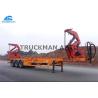 Buy cheap TRUCKMAN Side Lifter Trailer , Sidelifter Container Trailer With Xcmg Brand Crane from wholesalers