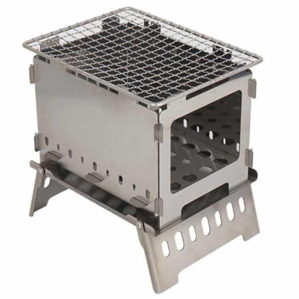 Buy cheap 20*15*21 cm or OEM Fire Pits Stainless Steel Mini Foldable Camping Stove for Picnics from wholesalers