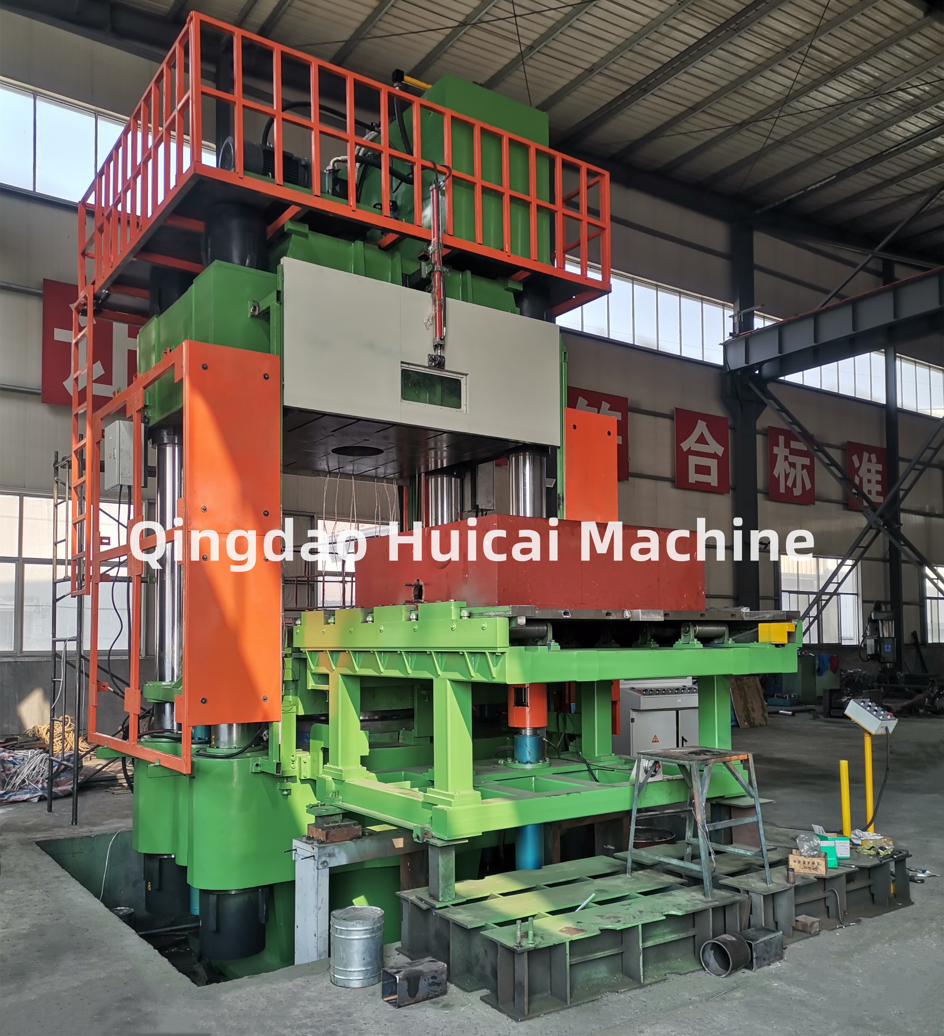 Solid Tire Press Machine with 1.50MN Nominal Molding Power and CE ISO9001 Certification